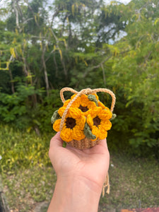 Sunflower Mini Basket